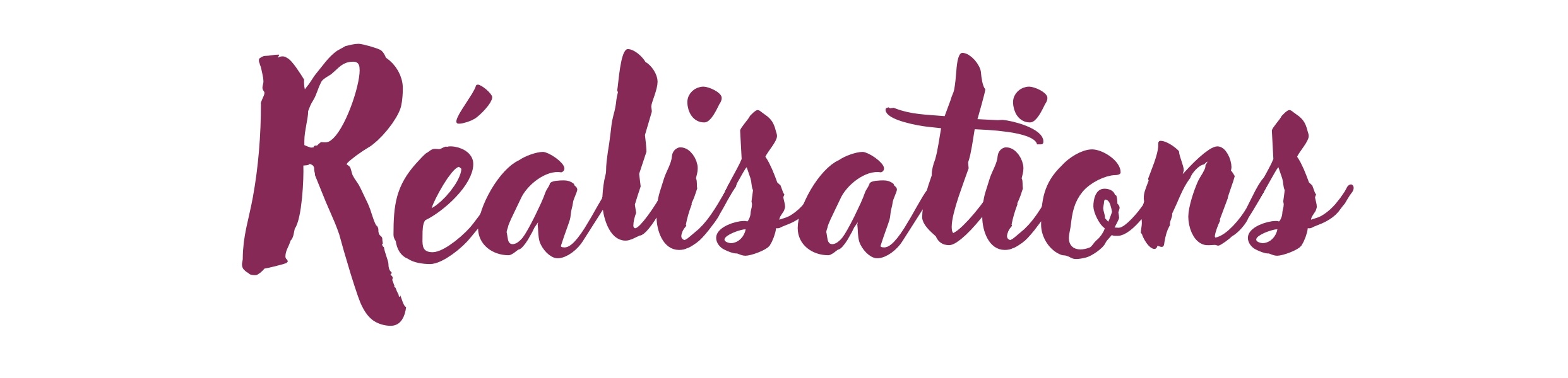 Réalisations